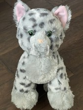 Build A Bear Promise Pets Kitty Cat Gray Spots 12" Plush Stuffed Animal