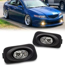 Fog Lights Assembly Compatible With Honda Acura TSX 2004-2005 Left+Right