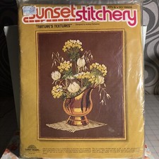 Sunset Stitchery  Nature  s Textures  By Andrew Palmateer. 20  x16  . Sealed