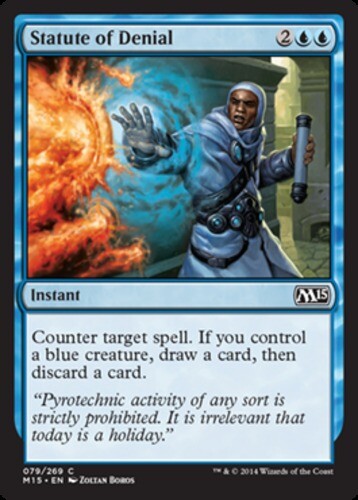Light Play, English MTG Regular Statute of Denial Magic 2015 Magic the Gathering - Picture 1 of 1