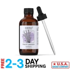Natural Dutch Lavender Oil 4 oz - Perfect for Skin, Cleaning & Diffusing