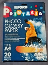 Foto Printasia Ilford Glänzendes Fotopapier OVP 20 St. A4  21x29,7 cm, 238 g/m²
