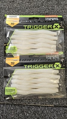 RARE! Rapala Trigger-X 5 Inch Minnow Pearl - Discontinued - 2 packs - PTXMN5PRL