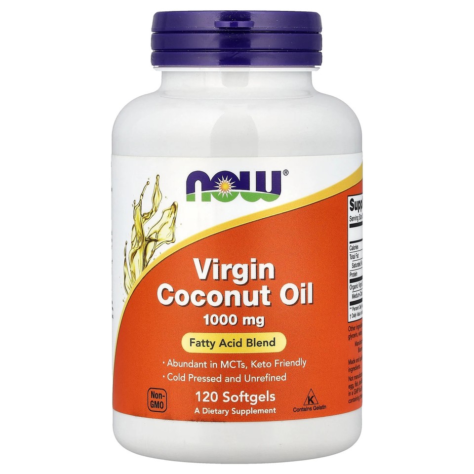 Virgin Coconut Oil, 1,000 mg, 120 Softgels