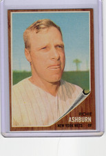 1962 Topps Baseball Set-Break #213 Richie Ashburn NM