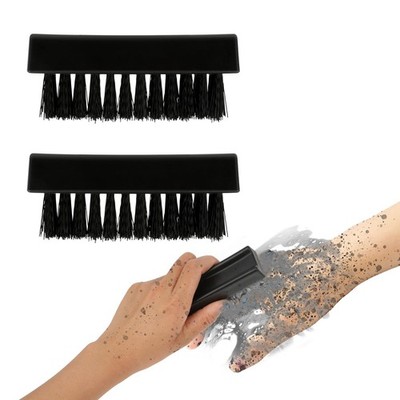 2 Pack Hand Nail Brush for Cleaning Fingernails, Durable Nylon Firm Stiff Bri...