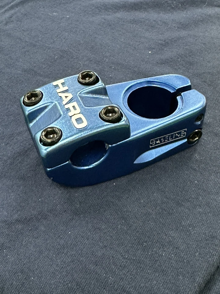 Haro Baseline BMX 1 1/8 Alloy Top Load Stem, Blue - Image 3 of 4