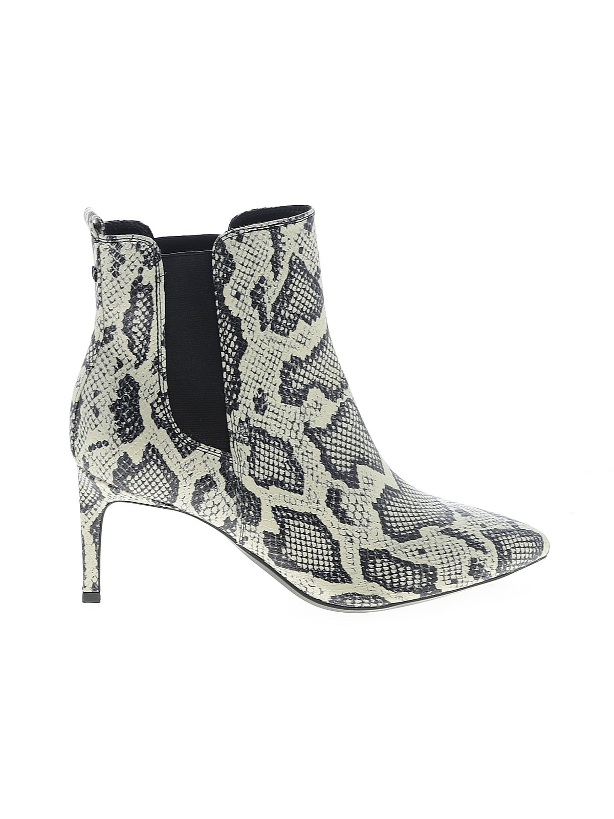 Calvin Klein Women Gray Ankle Boots US 9