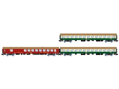 Arnold HN4436 - Personenwagen Set Reisezugwagen D242 Paris   Berlin   Warszawa D