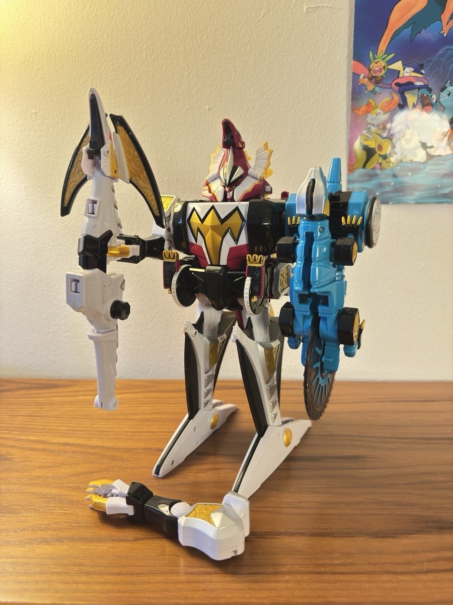 DX DINOSTEGAZORD w/ DIMETROZORD | Power Rangers: Dino Thunder
