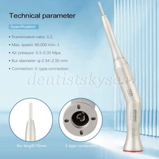 SANDENT Dental 1:2 Surgical Osteotomy Low Speed Handpiece 20º Contra Angle 70mm