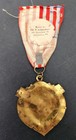 1906 antique I.O.R.M. GREAT COUNCIL allentown pa FLAG RIBBON CELLULOID MEDAL — photo 2
