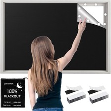 100 Blackout Window Cover,157" x 57" Portable Ttravel Blackout Shades for Wi...