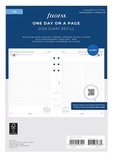 Filofax A5 day per page 5 language appointments 2026 diary 26-68515