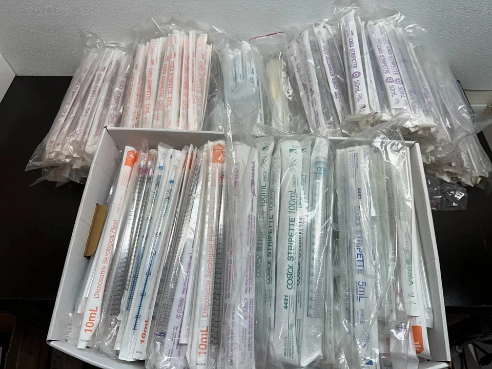 Pipeta Serológica Corning Costar REF 4491 Gran Lote Varios ml 1000+ Piezas Foto 4 de 4