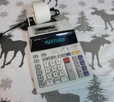Sharp EL-1801PIII 12 Digit, 2 Color Printing Calculator