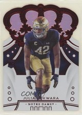 2020 Panini Chronicles Draft Picks Crown Royale Mirror Red Julian Okwara 0f3j
