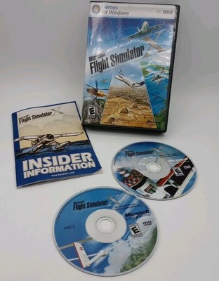 MICROSOFT FLIGHT SIMULATOR X (2006) PC DVD Complete w/ Key & Manual