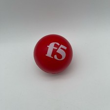 f5 Networks Red Foam Round Stress Reliever Ball