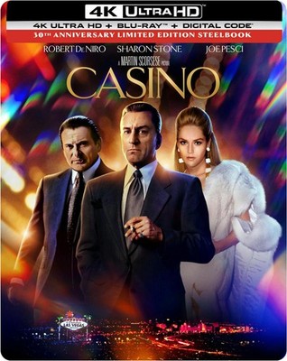 Casino 4K UHD Blu-ray Steelbook NEW