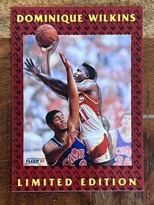 1991-92 Fleer Limited Edition #3 Dominique Wilkins Hawks HOF
