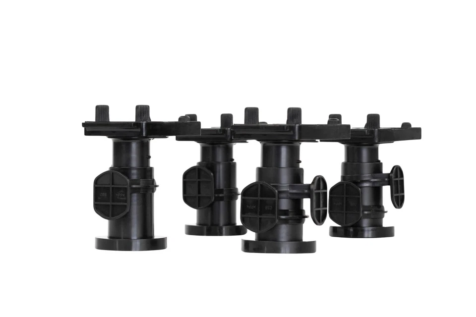 IKEA "METOD" 4 Stück höhenverstellbare Möbelfüße in schwarz - Bild 2 von 4