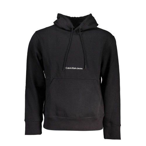 Calvin Klein Black Cotton Men Sweatshirt main image 1