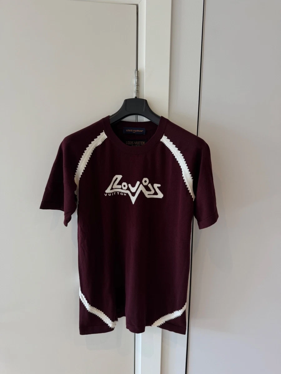 ルイヴィトンLUIS VUITTON レリーフTシャツ（XL）ワインレッド ルイヴィトンLUIS VUITTON レリーフTシャツ（XL）ワインレッド レッド