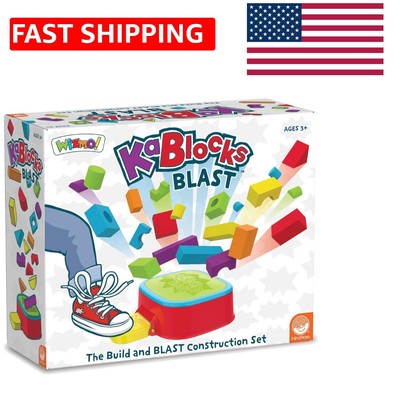 KaBlocks Blast, Includes 30 Foam Blocks, 2 Launch Blocks, Building Platform &...