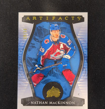 2023-24 Upper Deck Artifacts Nathan MacKinnon #10 Colorado Avalanche Yellow /50