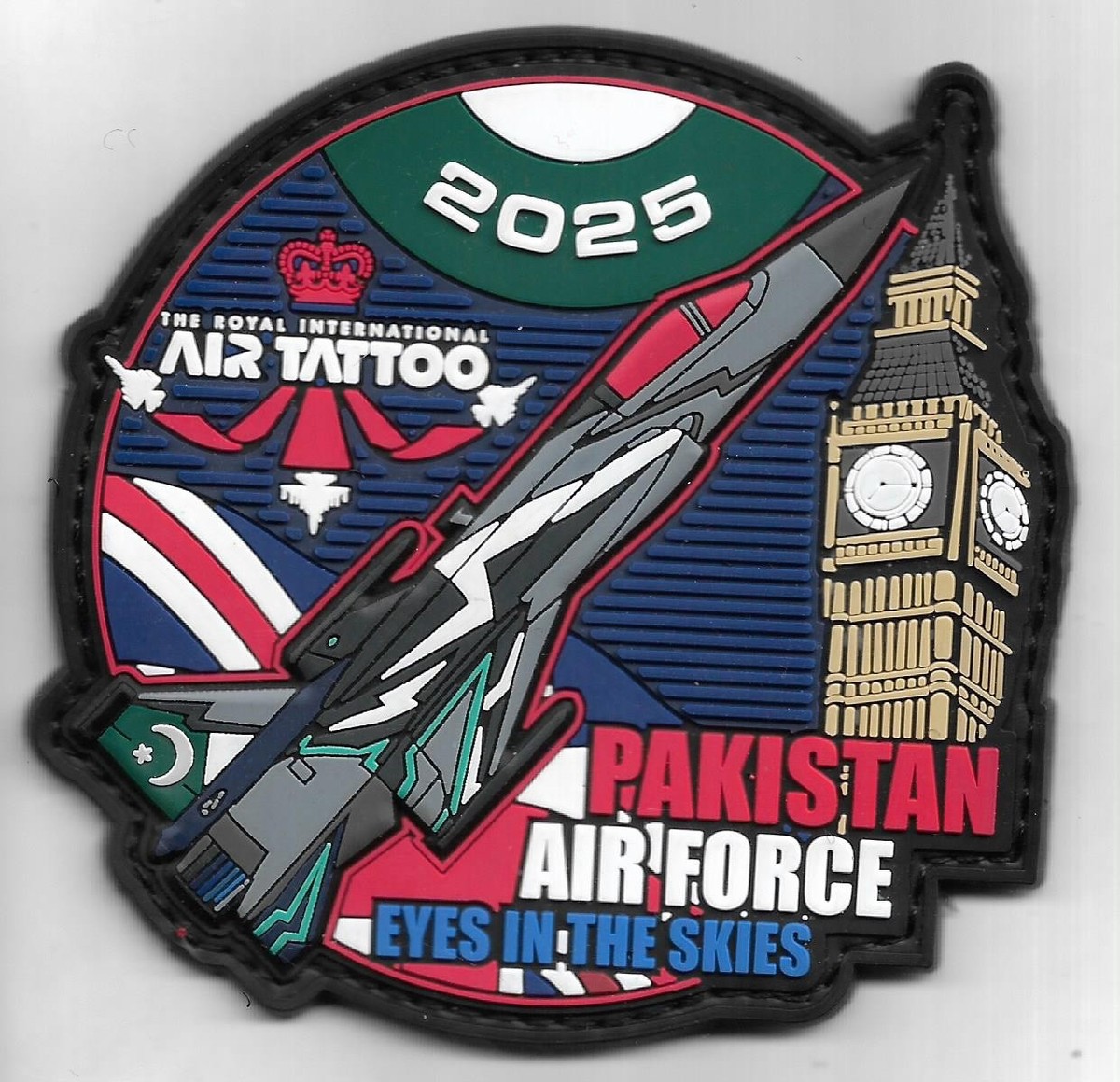 Pakistan Air Force Official Patch JF 17 Thunder PAF RIAT 2025 with 