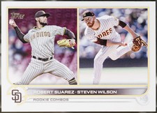 2022 Topps Update Baseball Robert Suarez / Steven Wilson RCOM, RC #US239 NM