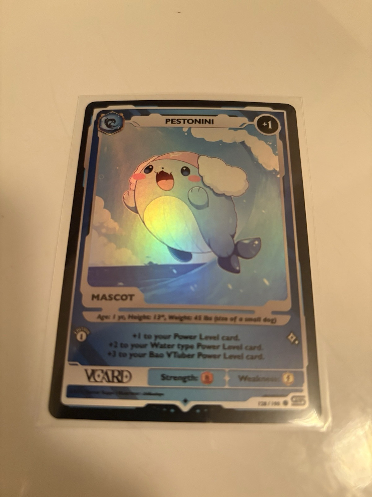 Gamersupps VCARD Rising Stars 1st Ed Holo Vtuber Mascot Pestonini