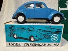 Tonka Volkswagen VW Beetle Bug No152  Pressed Steel Car Blue 52680