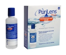 Plus Preservative-Lens Saline 120ml (4 fl. oz.) 3 Pack