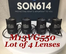 Lot 4 TAMRON M13VG550 Security Lenses W/ 5-50mm VF F1.4 1/3” 4 Megapixel TESTED!
