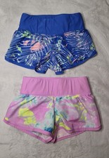 2 Pairs DSG Girls Shorts With Liner, 2XS, Size 4-5