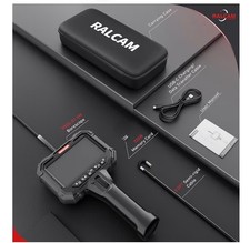 Two-Way Articulating Borescope, 5" Industrial Endoscope Camera with Light, 0.24i