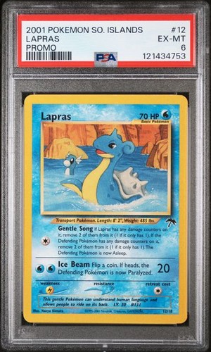 Lapras graded PSA 6 for sale on eBay