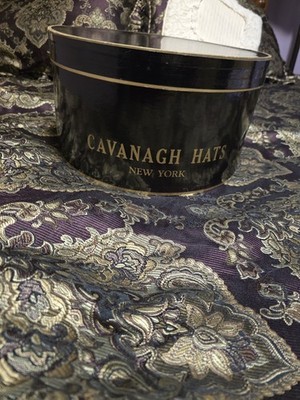 50s Cavanagh Hats New York Hat Box. About 15x13 7.25 Ht.