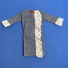 Vintage 1967 Mattel Francie Fashion 1273 SIDE KICK Checked Dress