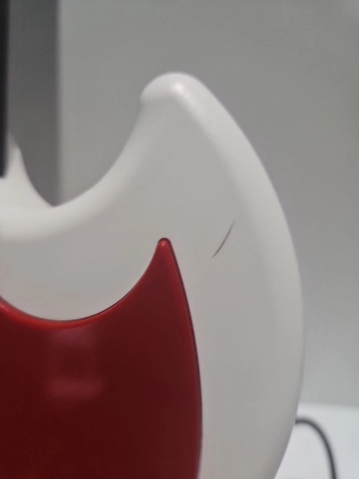 Controlador Sony PlayStation 2 PS2 Guitar Hero rojo octano SG 95077 sin probar Foto 4 de 4