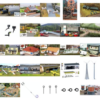 Gaugemaster Fordhampton OO Gauge Plastic Building Kits FULL Range Choice of  Kits UK