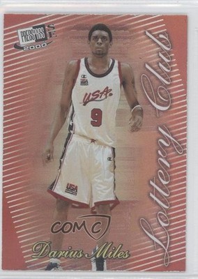 2000 Press Pass Signature Edition Lottery Club Darius Miles #LC1 Rookie RC 2u3