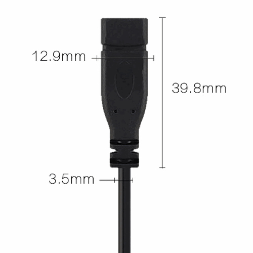 1 Stck. 25 cm USB C Typ-C Buchse Stecker Kabel 2 Drähte Power Zopf Kabel Zum Selbermachen - Bild 2 von 6