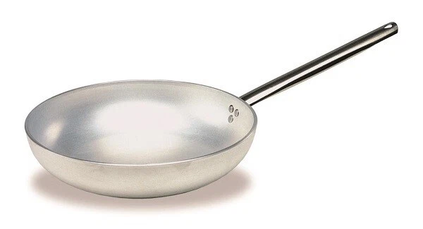 Padella Professionale in Alluminio Svasata Alta 24/45 cm Agnelli - Immagine 3 di 4