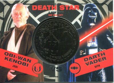 Star Wars Chrome Perspectives II Silbermedaillon [***/150] Duell Todesstern