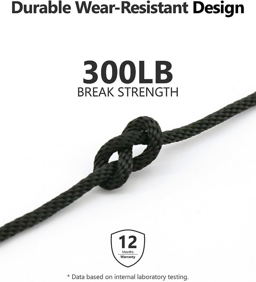 4pk1/8"Adjustable Rope HangersRatchet Tie Down Strap with Reinforced