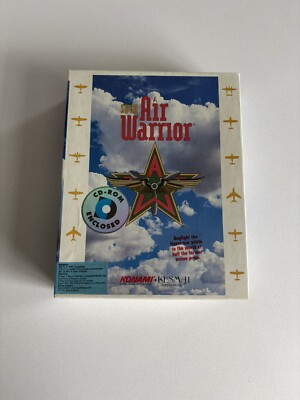 Vintage 1992 SVGA Air Warrior Konami PC Game 3.5'' Floppy - Brand New Sealed RARE