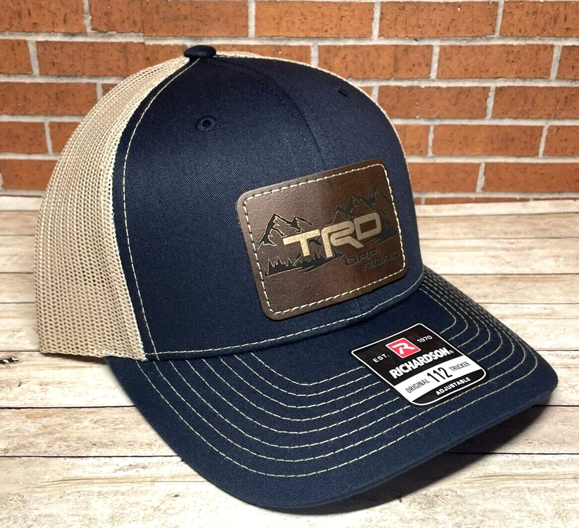 Richardson 112 Tacoma TRD Leatherette Patch Trucker Hat - Navy/Khaki